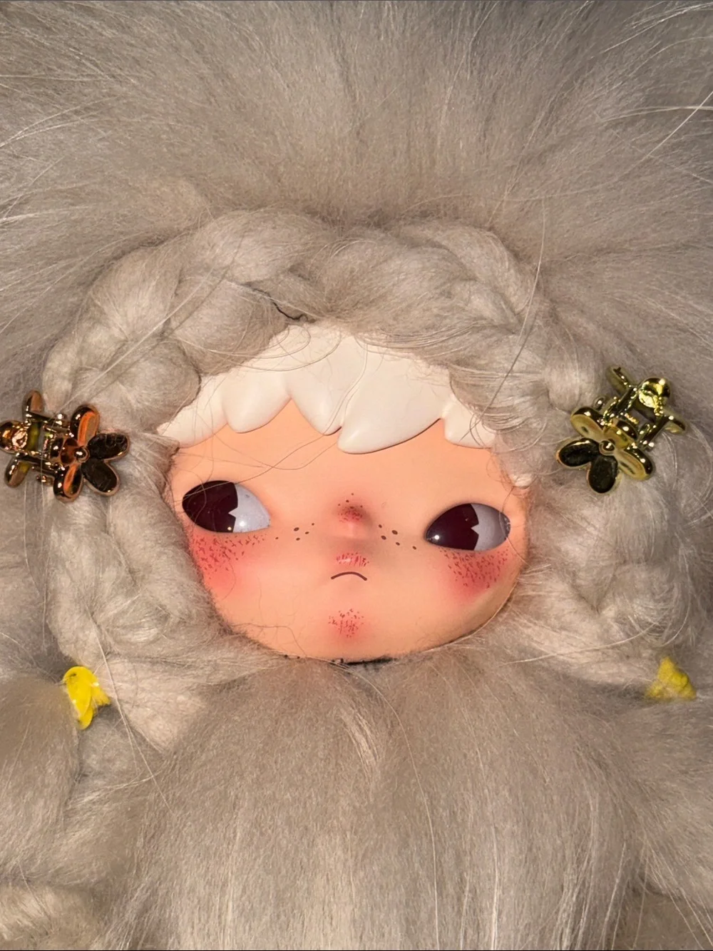 High Quality Real Fur mini Lion Custom Hirono Pendant